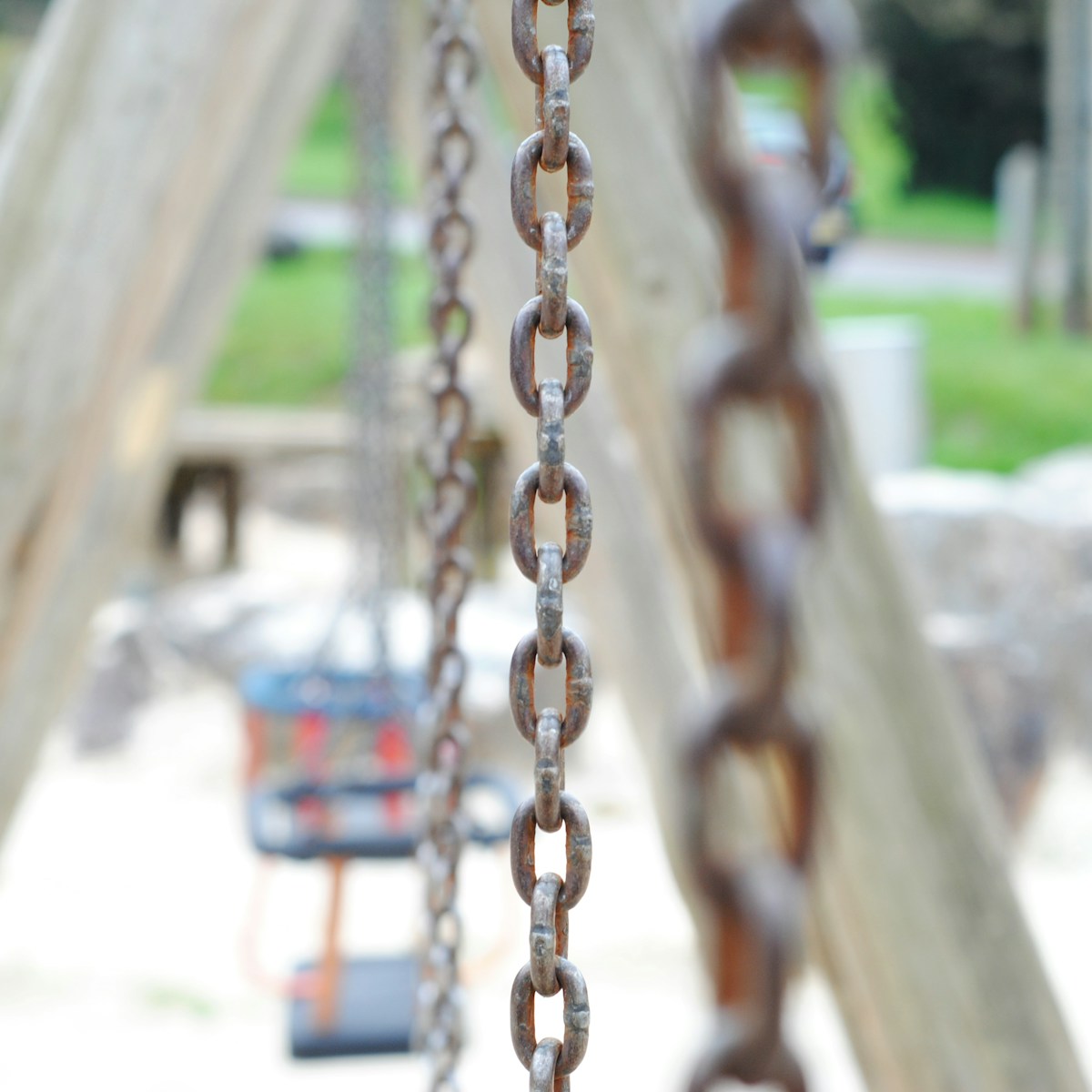 silver chain link fence during daytime